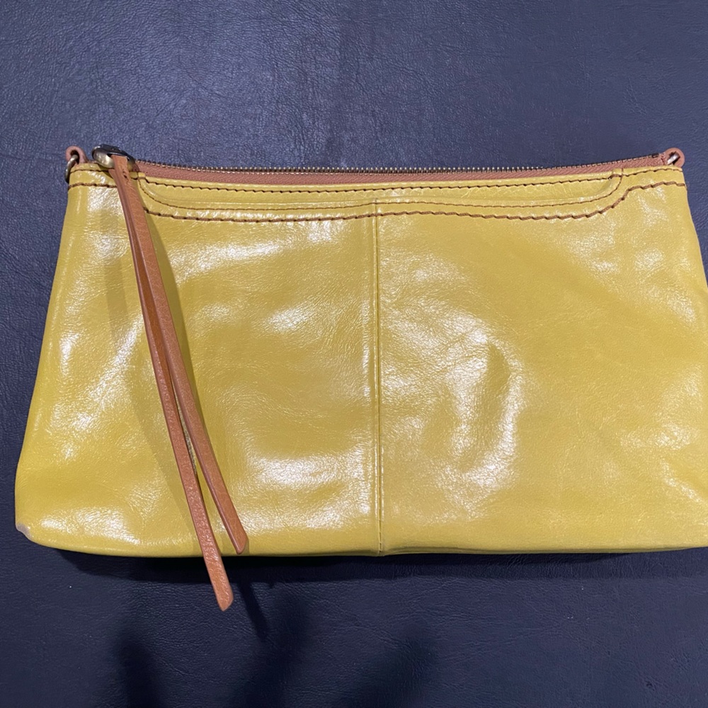 HOBO clutch or oversized wallet Mustard yellow